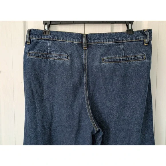 Frame High-Waist Wide Leg Jeans Womens Size 33 Blindspot WashNWT $298